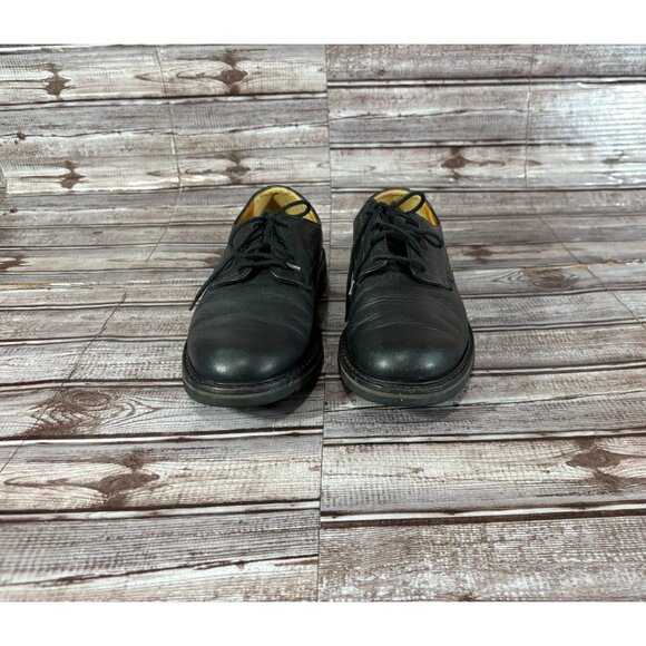 Mephisto Marlon Pebbled Leather Derbys shoes Size 7 color Black made in France - Picture 4 of 11